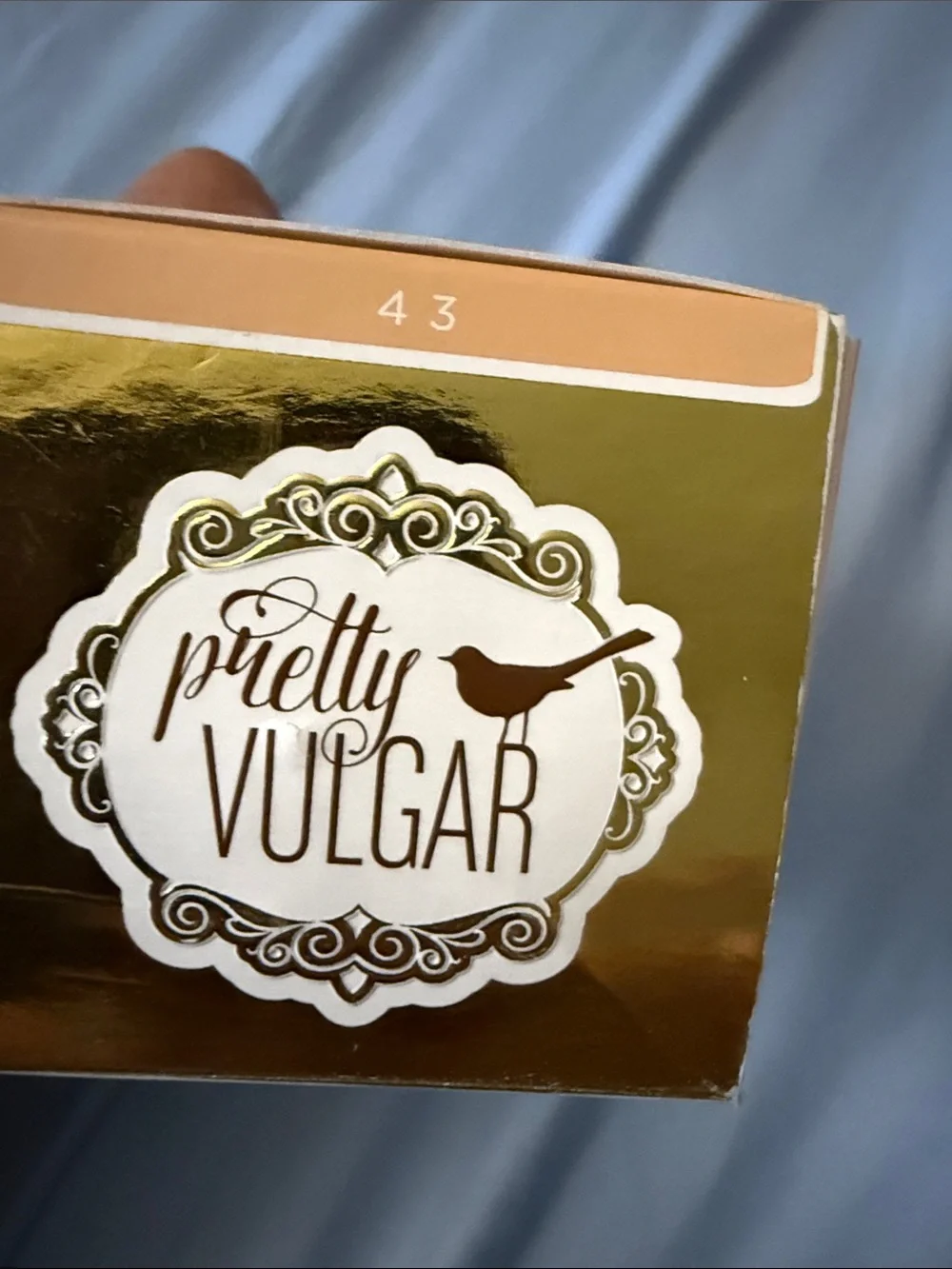 Pretty Vulgar Cool AF Lava Water Foundation - Gold & Beige 43